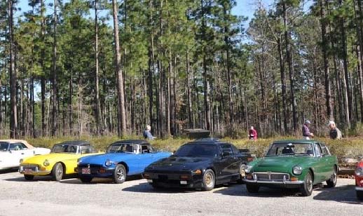 cars parked at Bear Lake