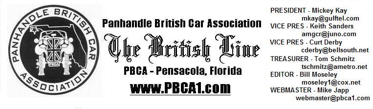 PBCA masthead from British Marque