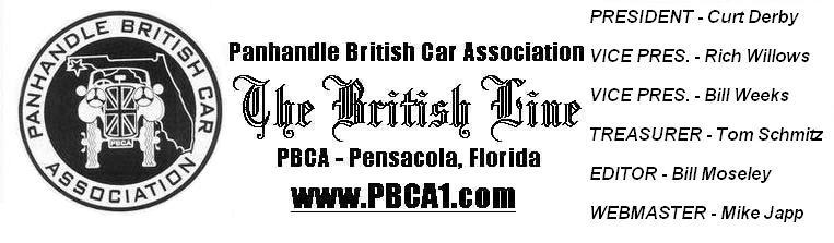 PBCA masthead from British Marque