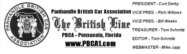 PBCA masthead from British Marque
