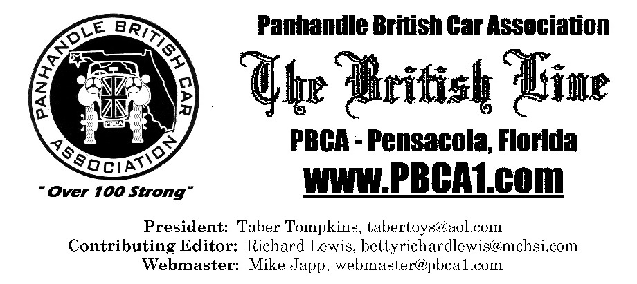 PBCA masthead from British Marque