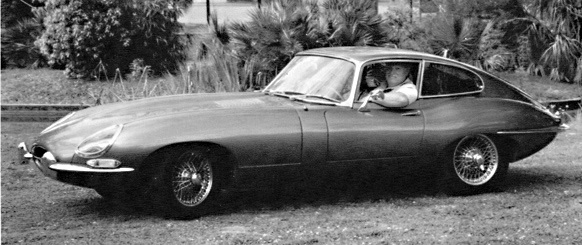 Richard and his Jaguar XKE